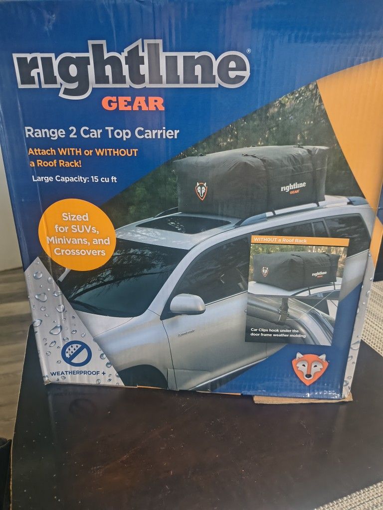 15 Cu Foot Car Top Carrier