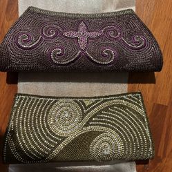 Beaded Clutch Purse