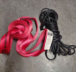 Tow rope and 50ft heavy gauge extension cord