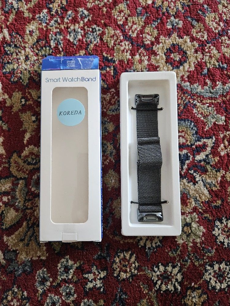KOREDA SMART WATCH BAND BLACK STAINLESS STEEL