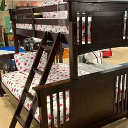 Hemphill Twin/Full Bunk Bed🚛3-7 Days  Delivery 💳Financing Options