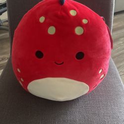 Red Dino With Spots Squishmallows-Dolan 
