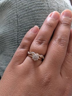 Engagement And Wedding Band Set