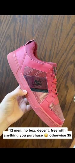 Polo shoes red 12 men