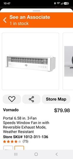 Vornda Window Air Circulator Fan Brand New (Price Is Firm)