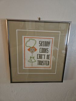 Vintage Framed Needlepoint 