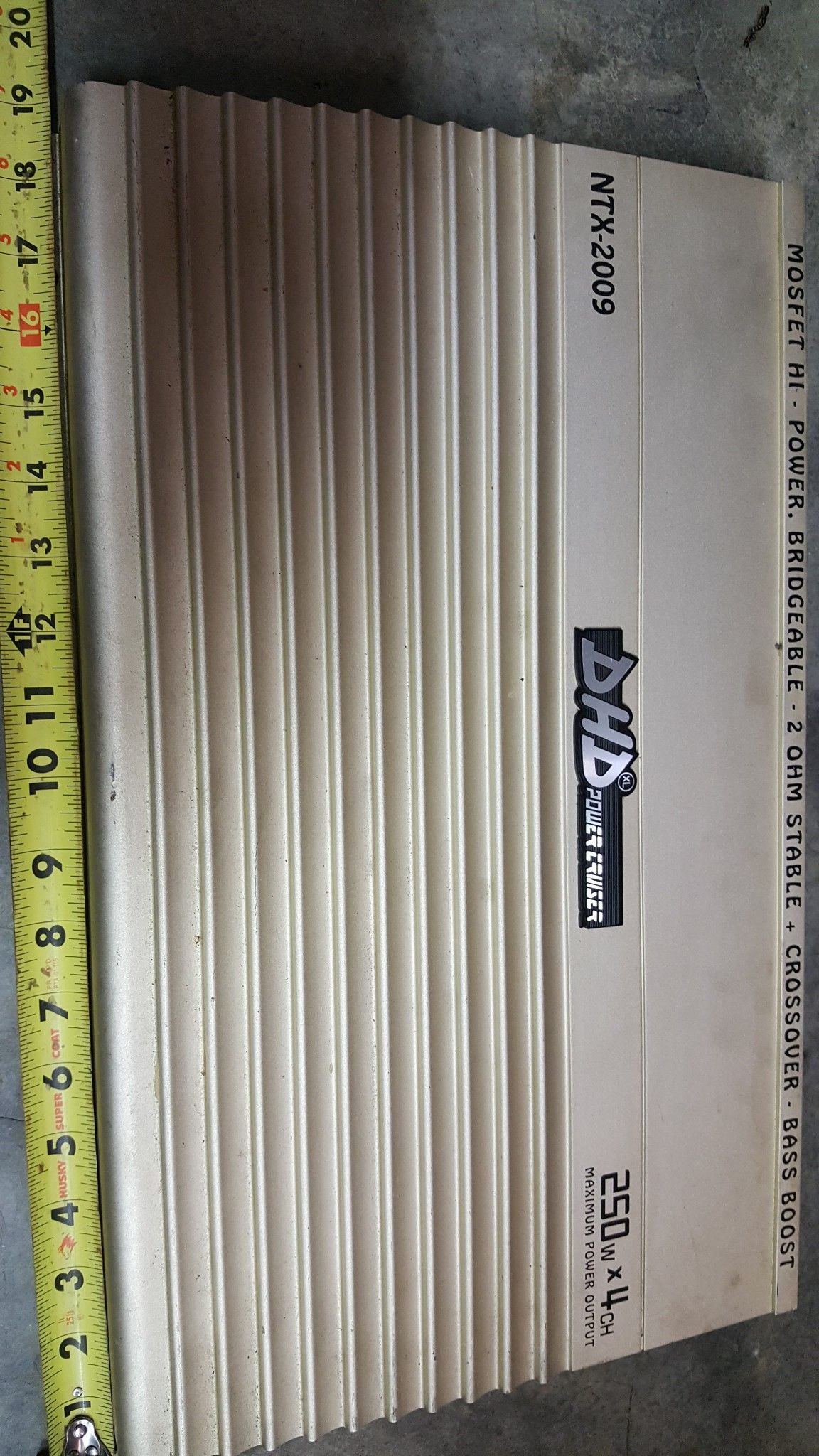 DHD car audio amplifier