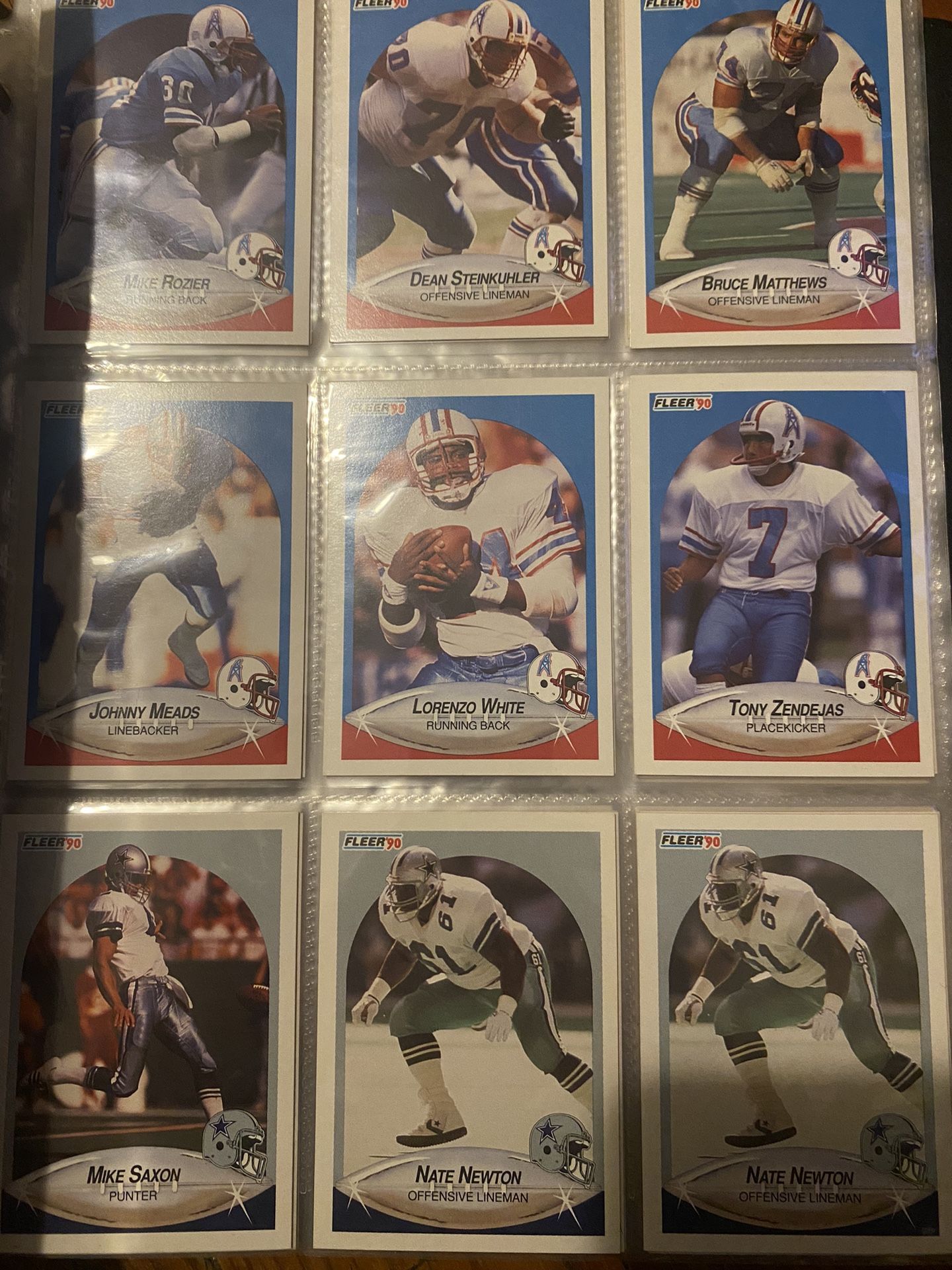 Football And Baseball Cards