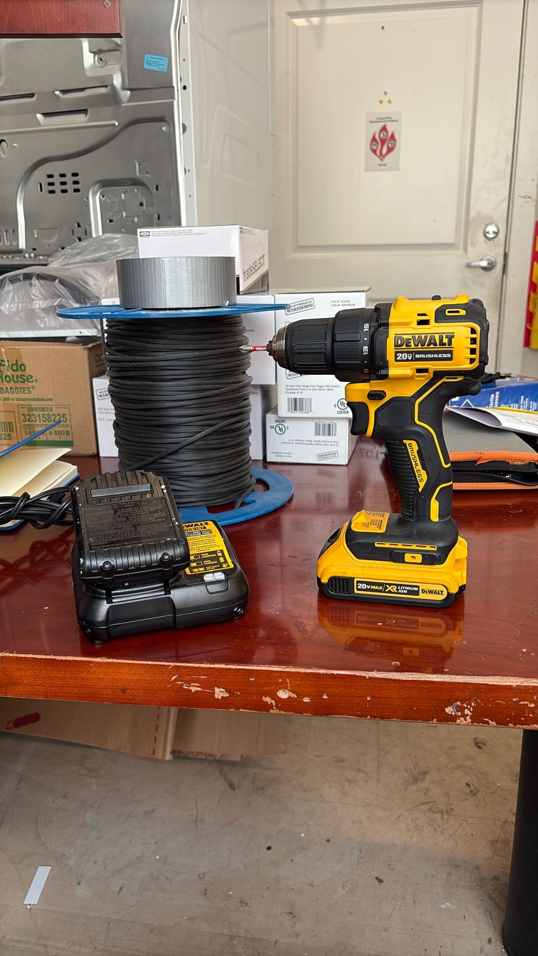 Dewalt Drill And 2 Batteries And Charger 