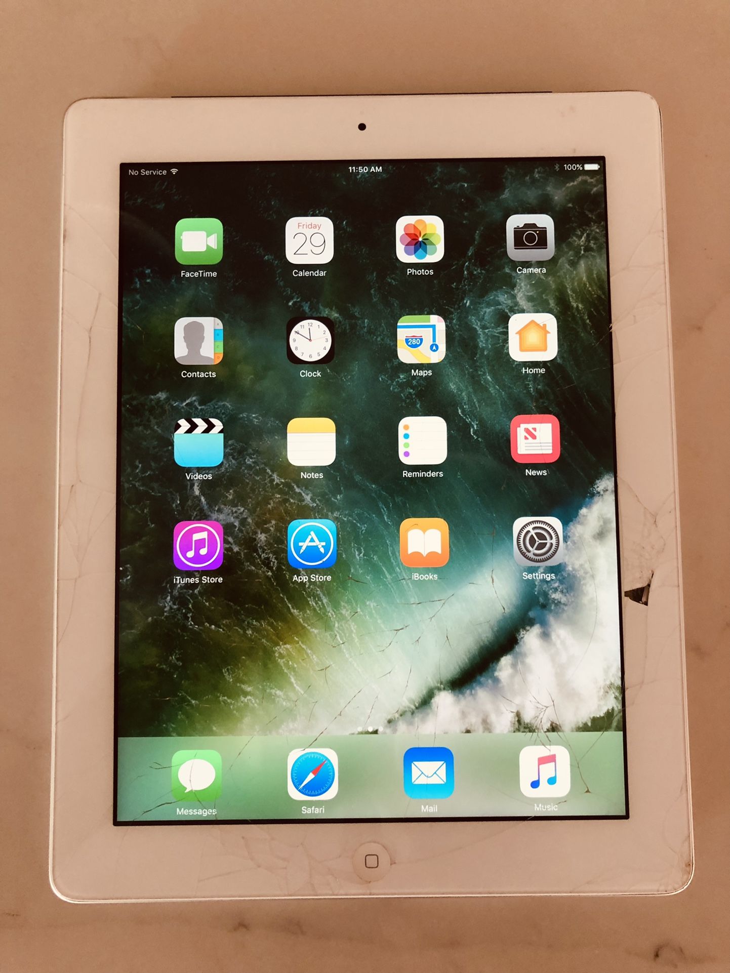 iPad White 4th generation Wifi+Cellular