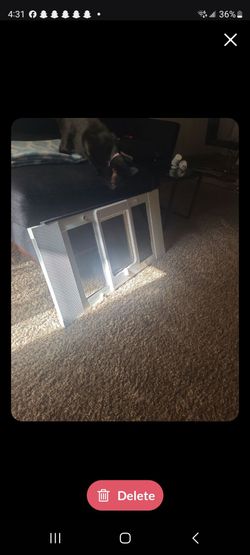 Sliding Window Pet Door Insert