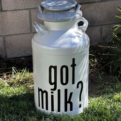 Vintage Milk Container, Smudge Pot