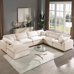 Large U-Shaped Sectional Sofa – Excellent Condition