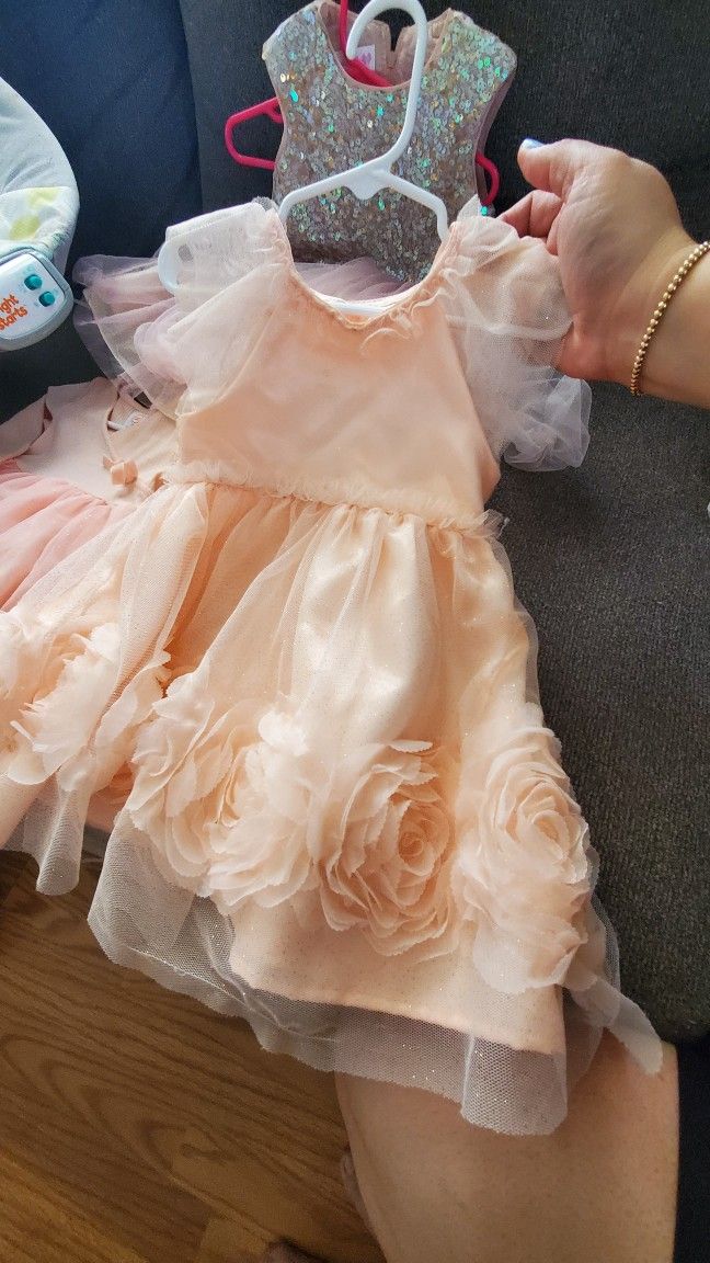 Peach Easter Dress 