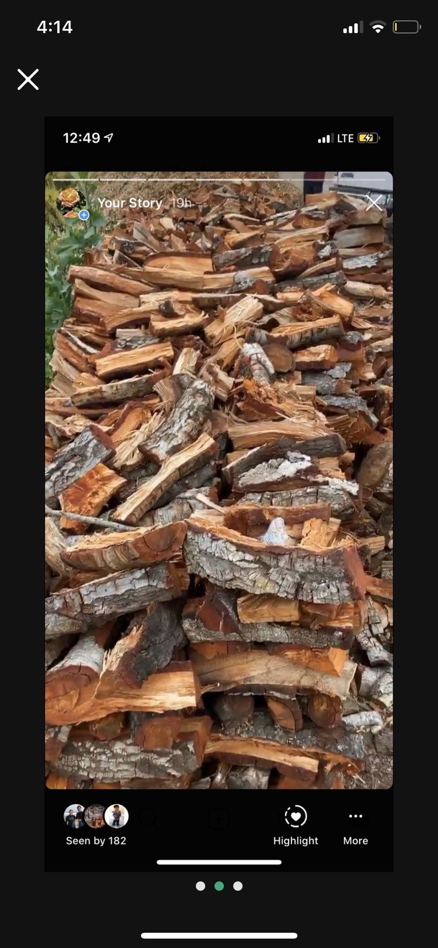 Oak wood. (firewood) Cured And Clean