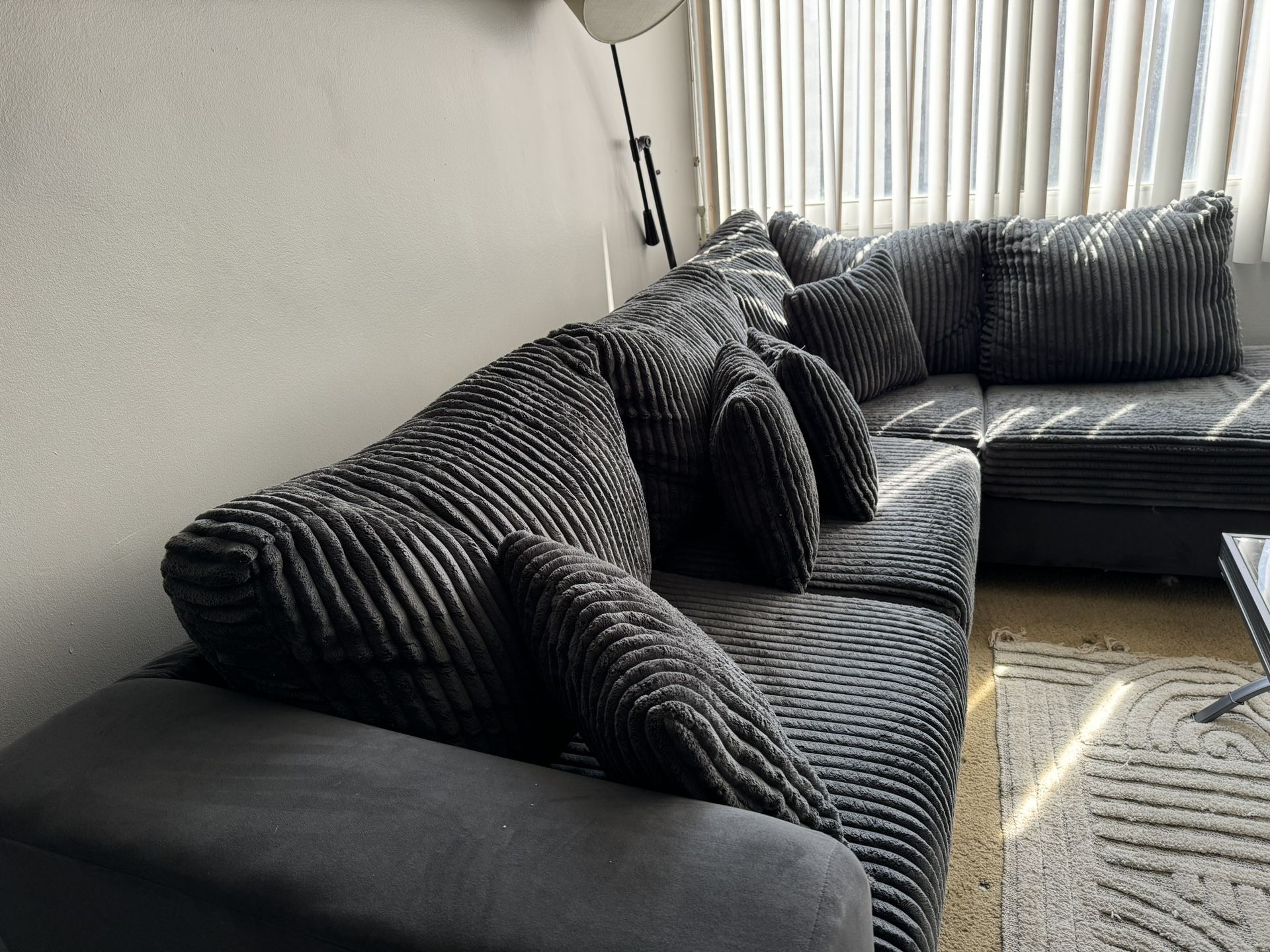 Dark Grey Couch