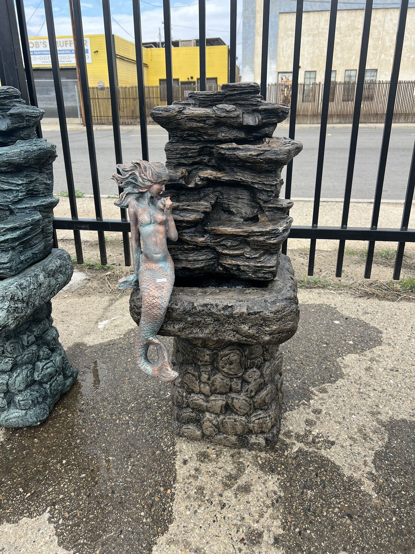 Concrete Fountain $190 Each One Mermaid Is Only For Decor $35.00 Each One