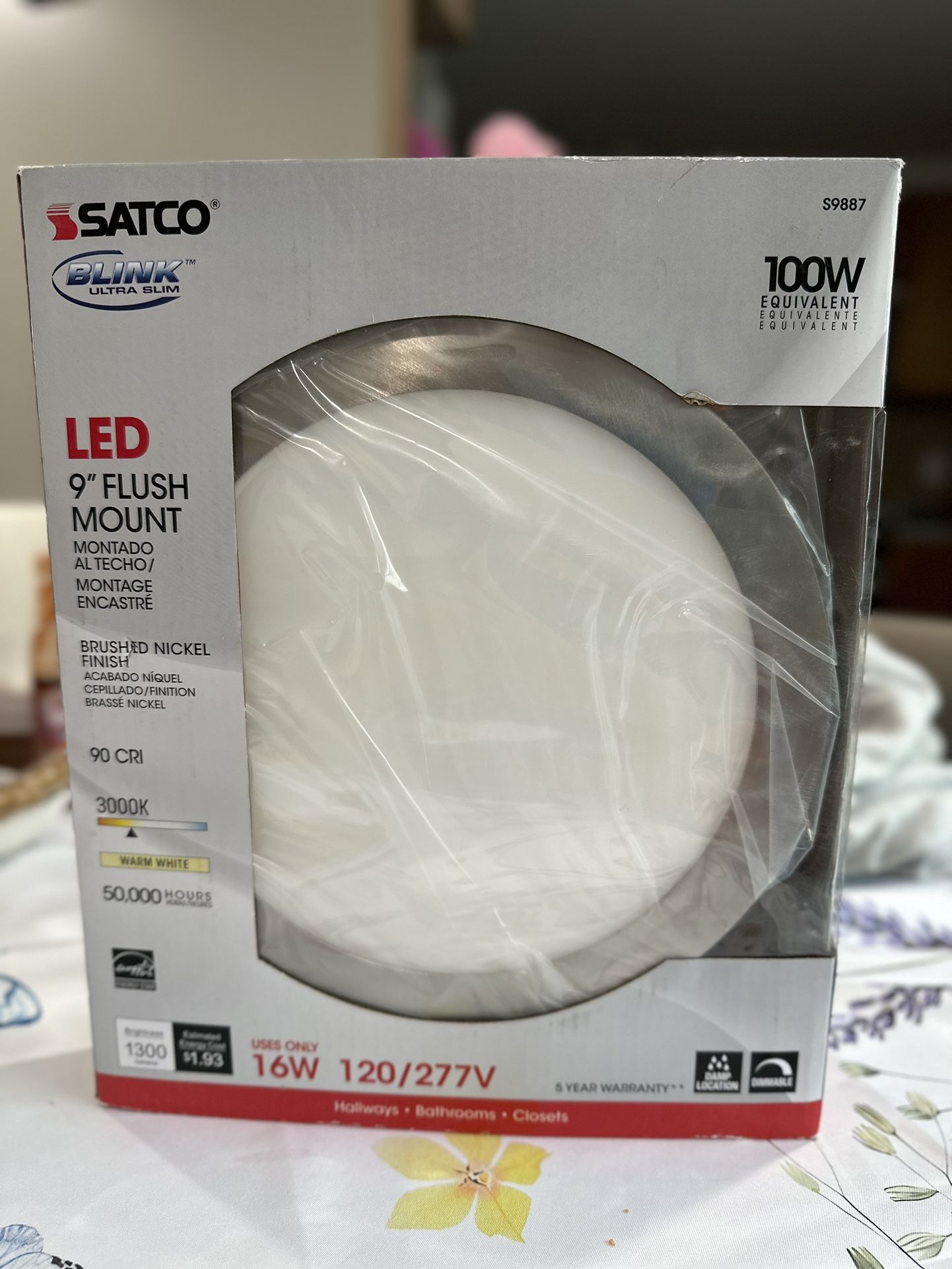 Led 9” Flush Mont