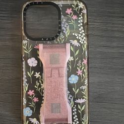 iPhone 13 Pro Impact Case - Casetify Pink Pastel (Floral)