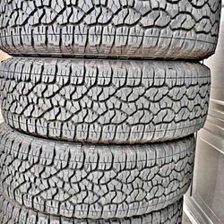 275/65/20 Vendo Un Set De Llantas Marca Goodyear En Muy Buenas Condiciones De Vida Las 4 