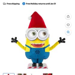 Minions 2.3 stars out of 4 reviews (2.3)| 4 Universal 3.5FT Animated LED Dave Minion Life-Size Holiday Character 