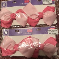 2 Packs Bows) Total 4 Bow’s 