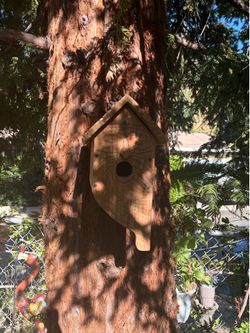 Handmade Wood Spirit Birdhouse
