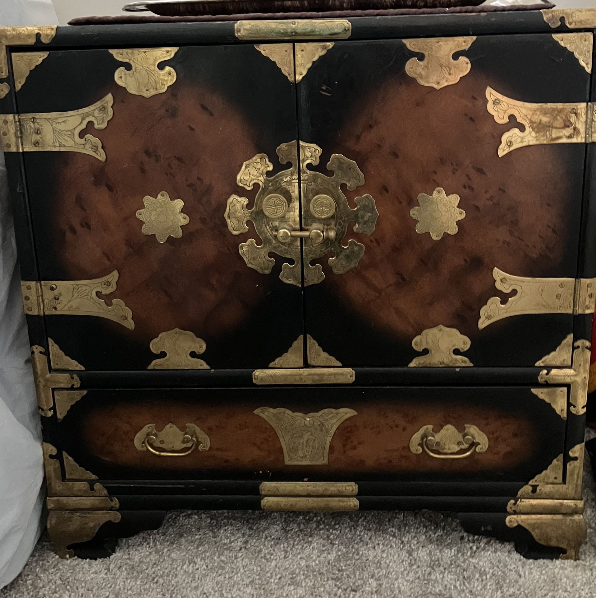 1970 Asian Style Campaign Tansu Chest