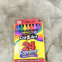 1 24 Pc Crazy Art Crayon Box 