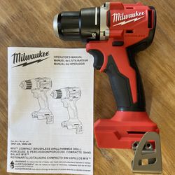 Milwaukee M18 Compact Drill New