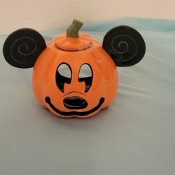 Mickey Mouse Pumpkin Candle Holder