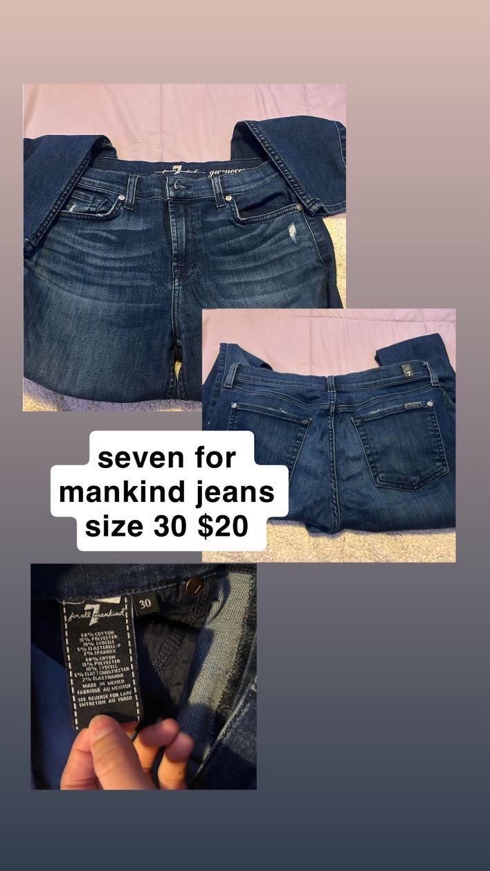 seven for man kind jeans