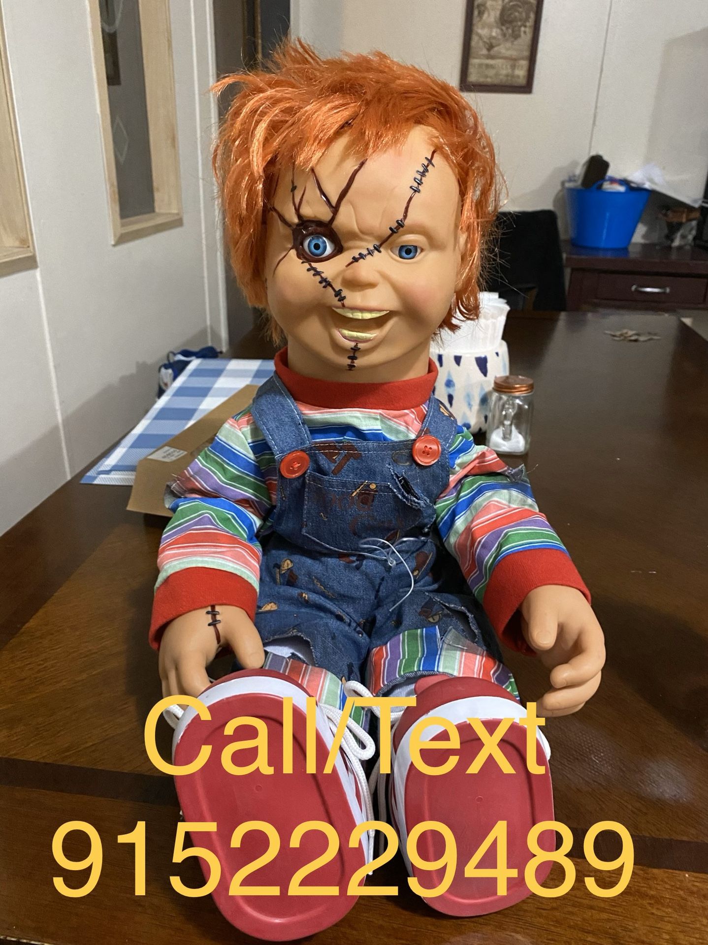Chucky Doll in New Condition except Electric not working to good