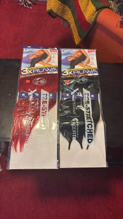 2pks Pre Stretched Braiding Hair