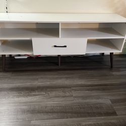 Modern White  TV Stand 