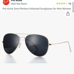 Pro Amce Aviator Polarized Sunglasses 