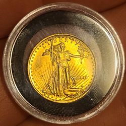 2010 $5 Gold Eagle 1/10 Oz Coin