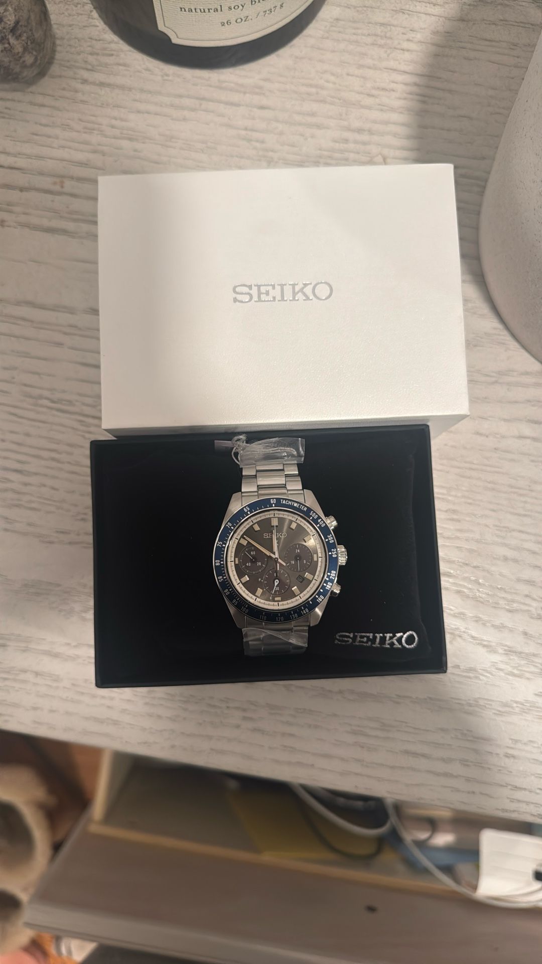 Seiko Men's Solar Chronograph Prospex Speedtimer Stainless Steel Bracelet Watch 41mm