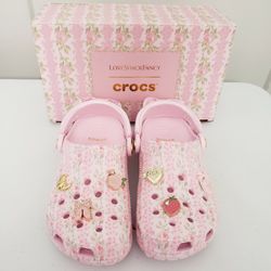 BRAND NEW LOVESHACKFANCY KIDS CROCS 