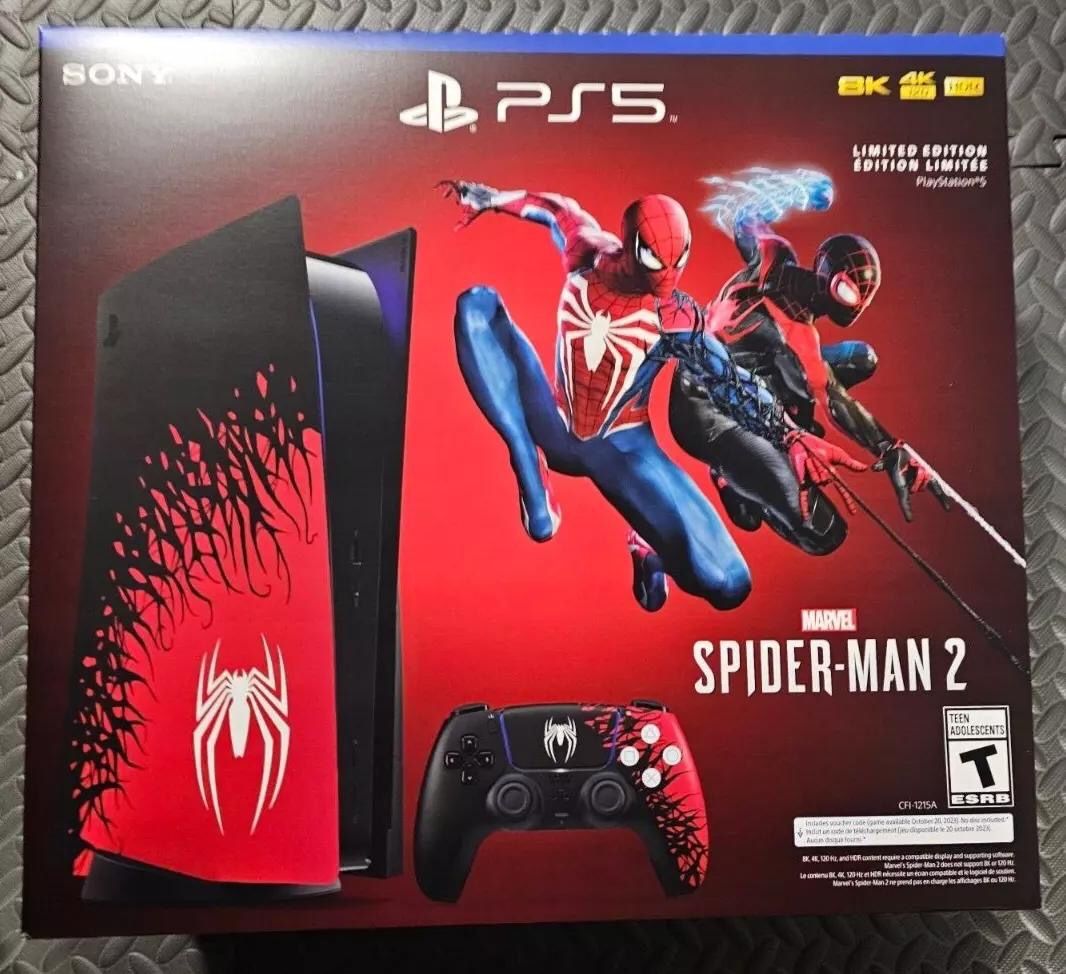 PS5 SPIDERMAN 2 CONSOLE DISC SYSTEM PlayStation 5 Limited Edition Canada