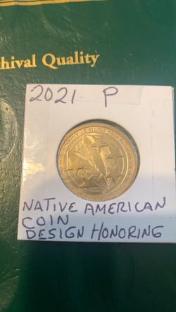 2021 P mint mark Native American coin