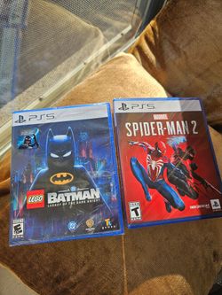Juegos de PS5 Nuevos y Sellados - LEGO Batman Legacy of the Dark Knight & Marvel's Spider-Man 2