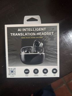 AI Intellgence translation headset
