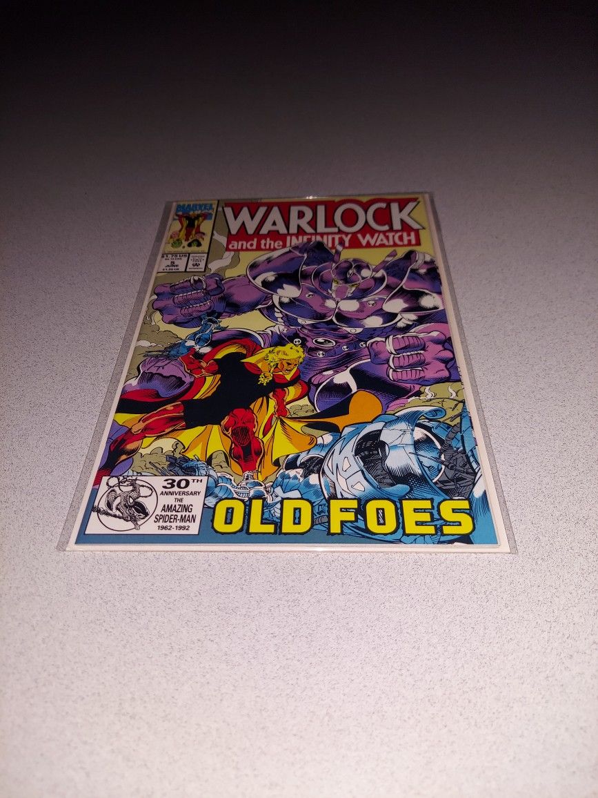 1992 WARLOCK AND THE INFINITY WATCH #5 COMIC BAGGED AND BOARDED 
