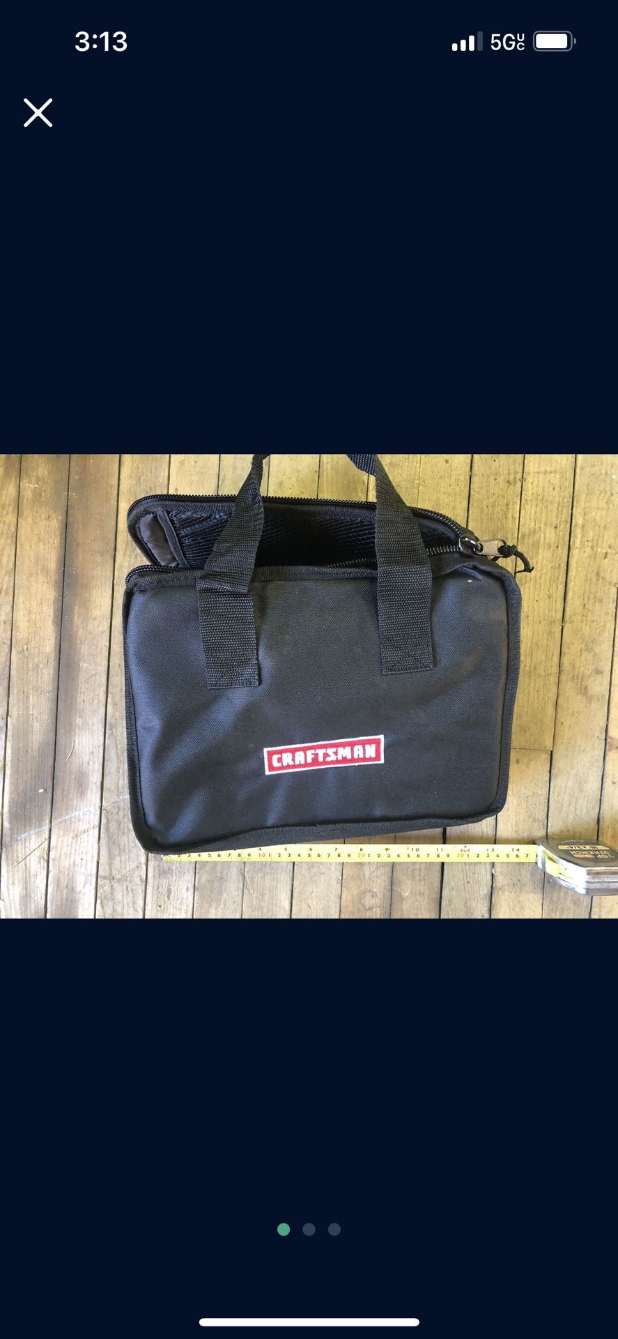 Craftsman Tool/Lunch Nylon Bag