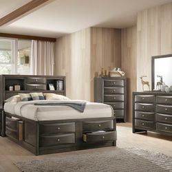Emily Storage Bedroom 5pc Queen 😍❤️😘 Ofert 