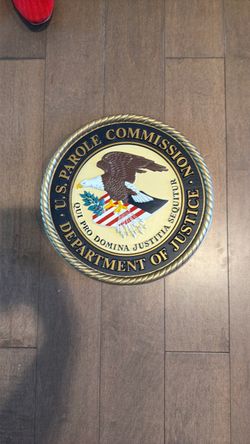 U.S. Parole Commission Department of Justice Seal Plaque