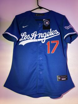 Women Blue Dodgers Ohtani Jersey 