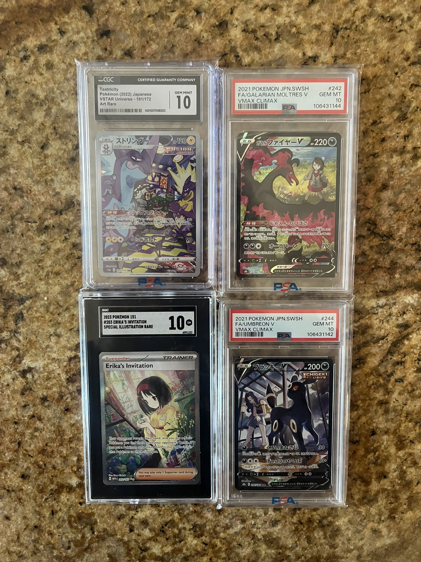 Pokemon Card Slabs