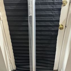 Sliding Door Security Bar Lock (Single Pack) White Aluminum